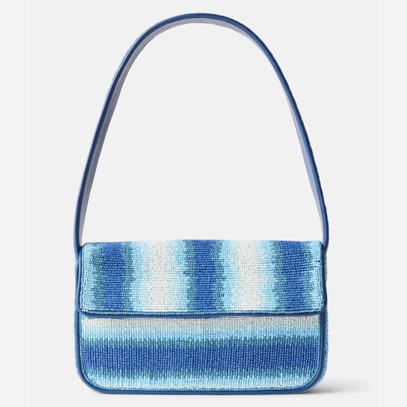 STAUD Handbags - LIKE NEW STAUD Tommy Beaded Bag, Ride the Wave